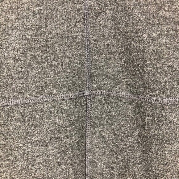 Eddie Bauer Heathered Charcoal/Dark grey Camp Fleece Wrap Cardigan Sweater M - Picture 14 of 16